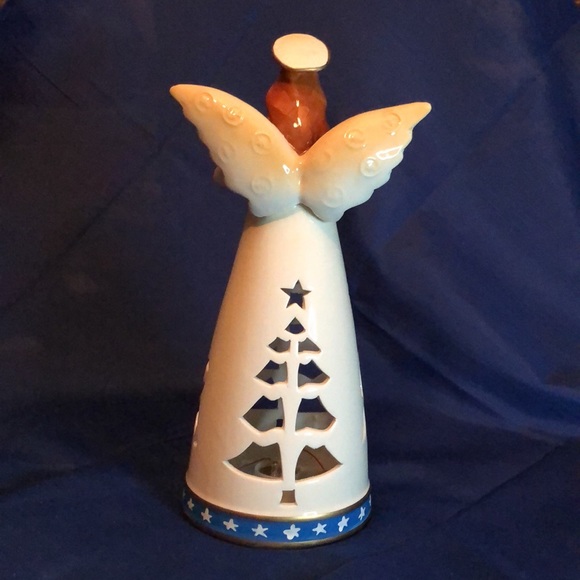 🎄 Ceramic LED Illuminated Angel Christmas Decoration | 2008 | Home Elegance - Picture 5 of 16